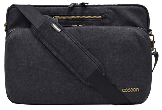 Cocoon Urban Adventure 16" Messenger For 15" MacBook Pro/16" Laptops- Black - Laptopbags.co.uk