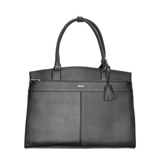 Iconic Black 15.6" Women's Laptop Tote Bag - Laptopbags.co.uk