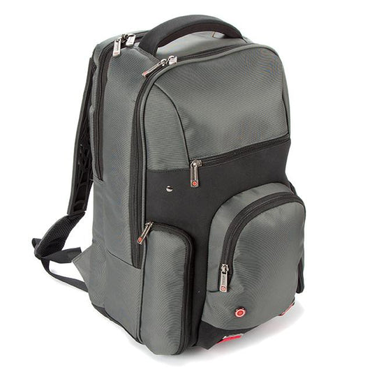 i-stay Urbana 15.6" Laptop/Tablet Backpack - Titanium/Black - Laptopbags.co.uk