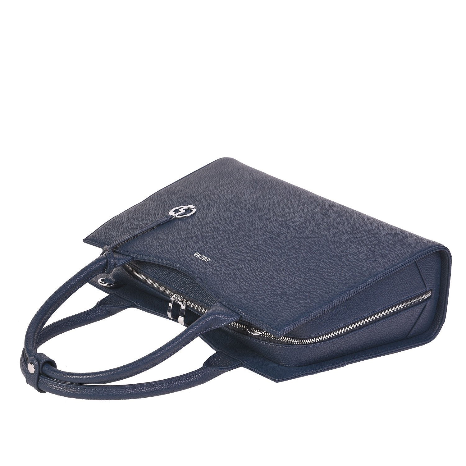 Navy Blue Midi 14″ Womens Laptop Tote - Laptopbags.co.uk