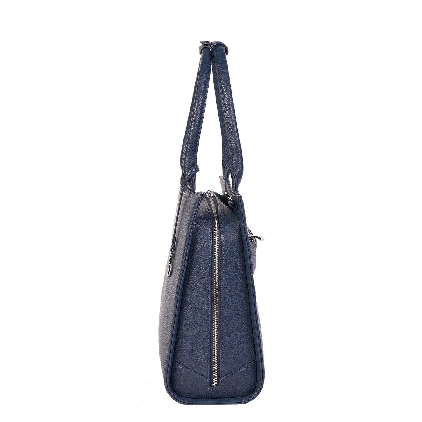 Navy Blue Midi 14″ Womens Laptop Tote - Laptopbags.co.uk