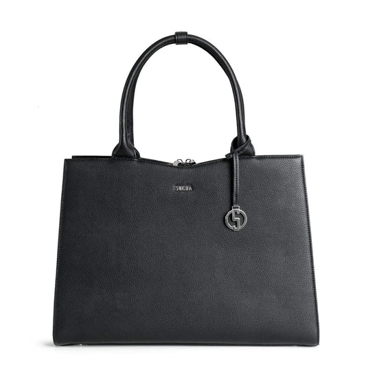 Straight Line Black 15.6″ Women's Laptop Tote - Laptopbags.co.uk